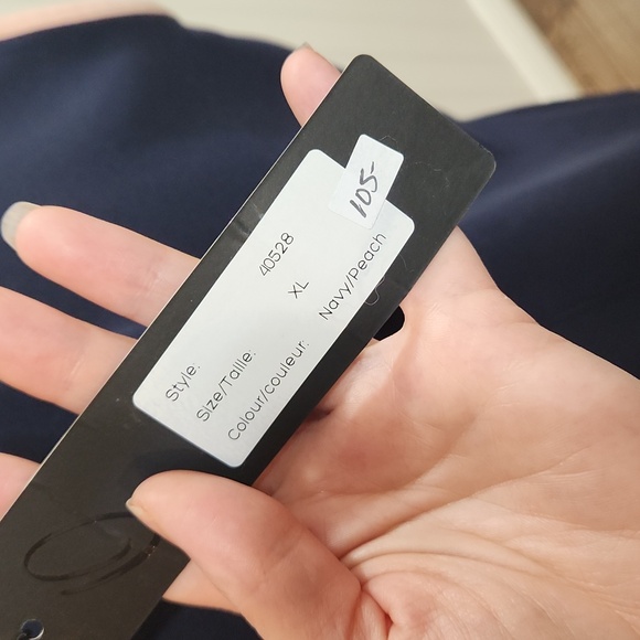 💫Orly navy / peach dress NWT - Picture 4 of 5